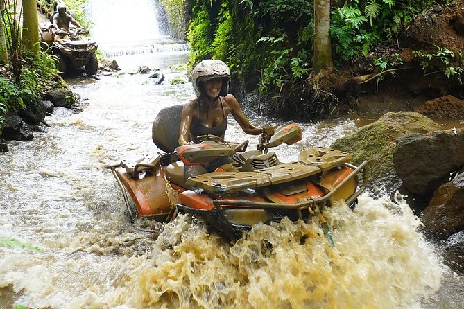 Bali ATV Quad Bike Adventure with Gorilla Cave Pass By Waterfall - Gianyar’s muddy trails, tunnels, and waterfalls