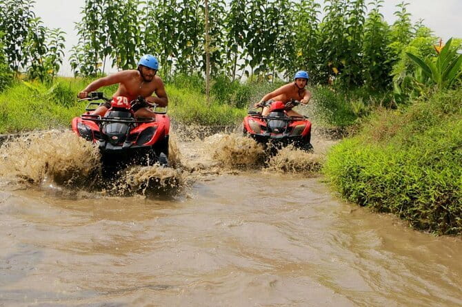 Bali ATV Ride Ubud Waterfall,RiceField,River,Kingkong-Temple cave - What this Ubud ATV route is really like