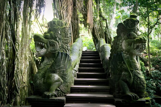 Bali Full-Day Tours : Waterfall and Ubud Destination Trip - Sacred Monkey Forest, where the animals set the rules