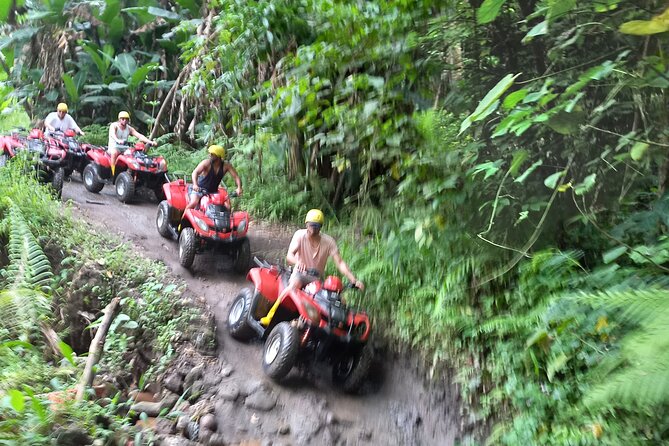 Bali : Gorilla Cave ATV & Ubud White Water Rafting With Lunch - Choosing between a steady ride and harder terrain