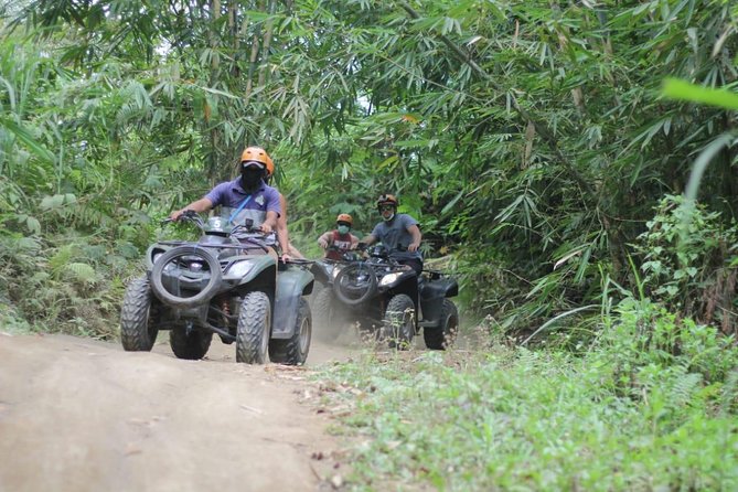 Bali Quad Bike ATV with Flying Fox - ATV riding through farms, villages, and dirt tracks