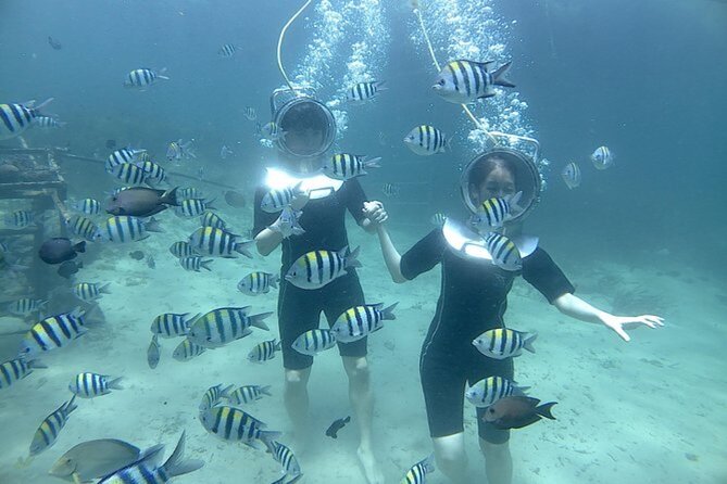 Bali Sea Walker Under Water Experience With Hotel Transfer - What walking underwater in Tanjung Benoa feels like
