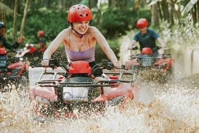Excellence Bali ATV (Quad Bike) , White Water Rafting with Swing. - Getting ready for the ATV ride