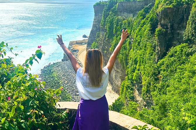 Explore Bali Beaches with Private Minivan Tour - Uluwatu Temple and the Indian Ocean cliffs