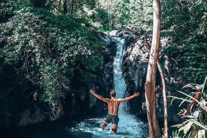 Jumping Sliding at Aling- aling Waterfall - Wanagiri Hidden Hill - Handara Gate - A long North Bali drive made easier