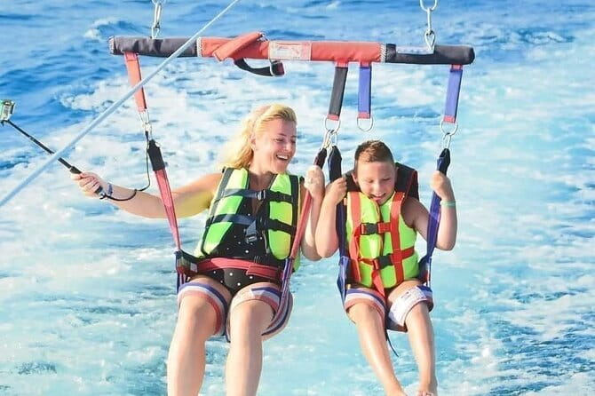 Nusa Dua Parasailing, Jet sky, GWK with Uluwatu Kecak Fire Dance - From Nusa Dua water sports to Uluwatu sunset