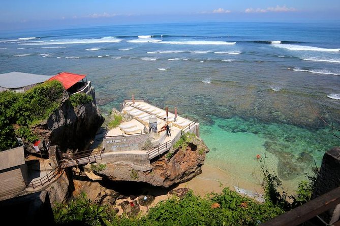 Padang-padang Beach and Kecak Firedance at Uluwatu Temple - Padang-Padang Beach and its steep stairway
