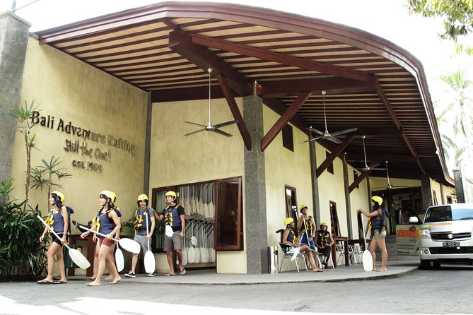Premium Ayung River White Water Rafting in Bali - A professional reception center and clear preparation