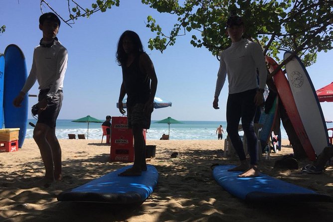 Private surf lesson - The first lesson on land