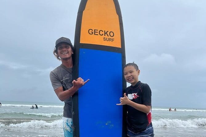 Private Surfing Lesson Bali - Starting at Gecko Surf Kuta Beach