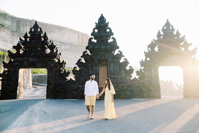 Private Tour Bali Beaches and Uluwatu Temple with Dinner - Pandawa Beach offers a calmer hour for swimming