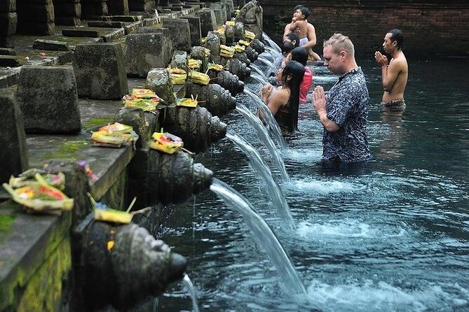 Private Tour : Mt. Batur View, Rice Terrace, Waterfall & More. - Tirta Empul explains Bali’s temple traditions