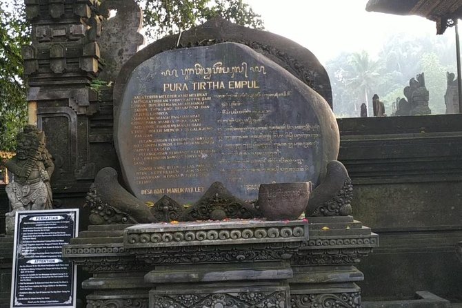 Private UBUD Tour - Key points to know before booking