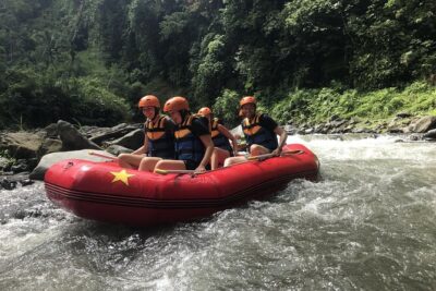 Rafting Adventure 18 km and Balinese Village Life Tour with Lunch