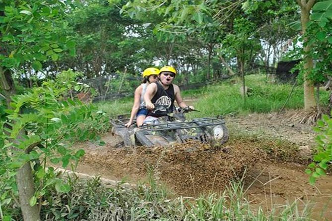 Ubud ATV Quad Bike, Monkey Forest and Rice Terrace - The waterfall and the final craft stop