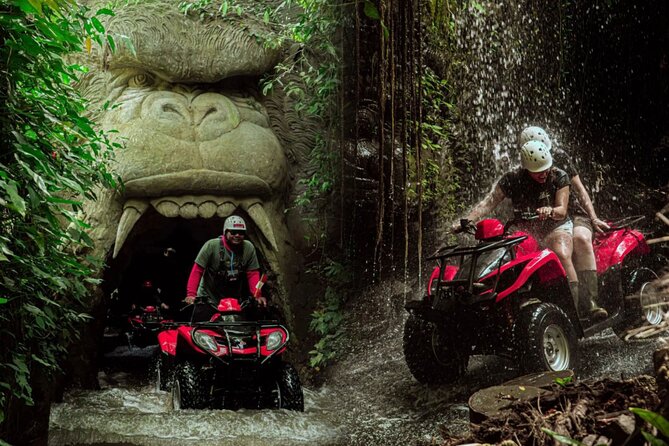 Ubud Bali ATV Quad Bike Legong Temple cave with Lunch and Pool - Mud, rice paddies, and caves on the ATV route
