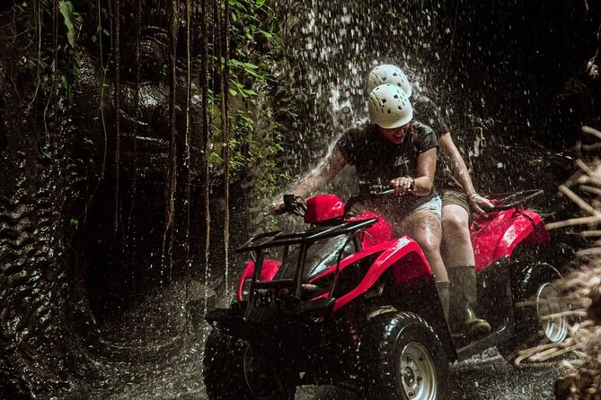 Ubud Bali ATV Quad Bike Legong Temple cave with Lunch and Pool - Who will get the most from this Bali adventure