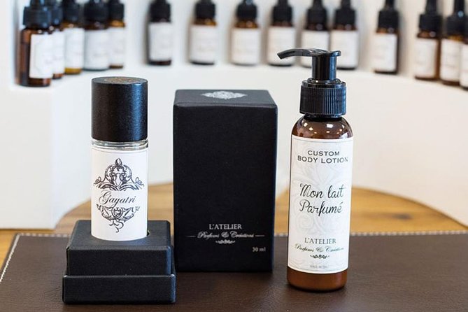 Your Fragrance Selection: Bali Perfume Workshop and Creations - Your 30 ml bottle and certificate